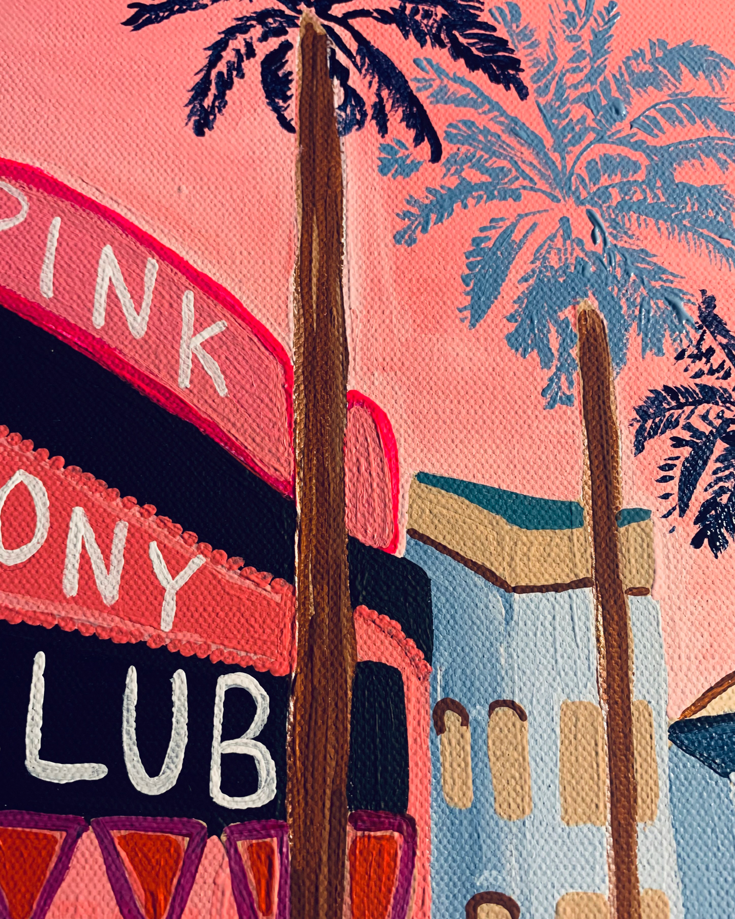 Large Art “ WEST HOLLYWOOD” (SOLD)
