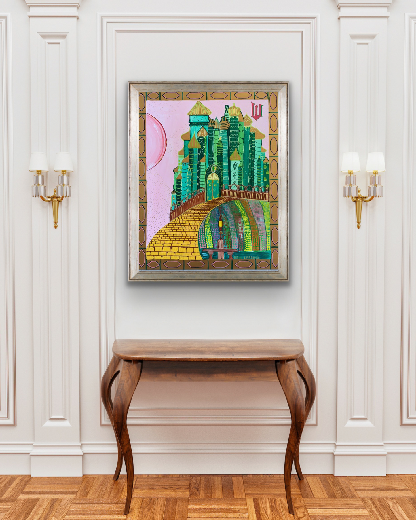 Large Art “THE EMERALD CITY”🩷💚