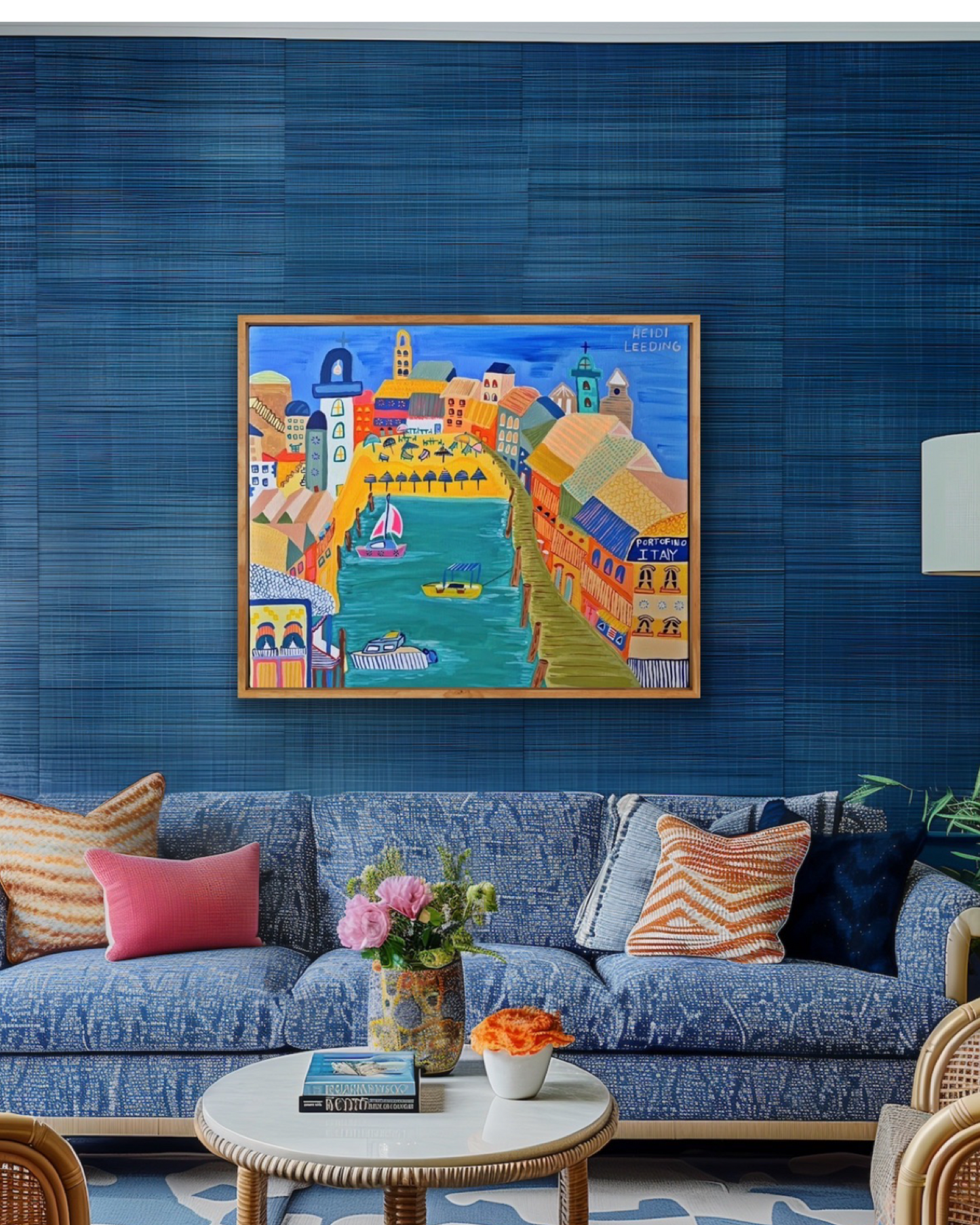 LARGE art “PORTOFINO ITALY” (SOLD)