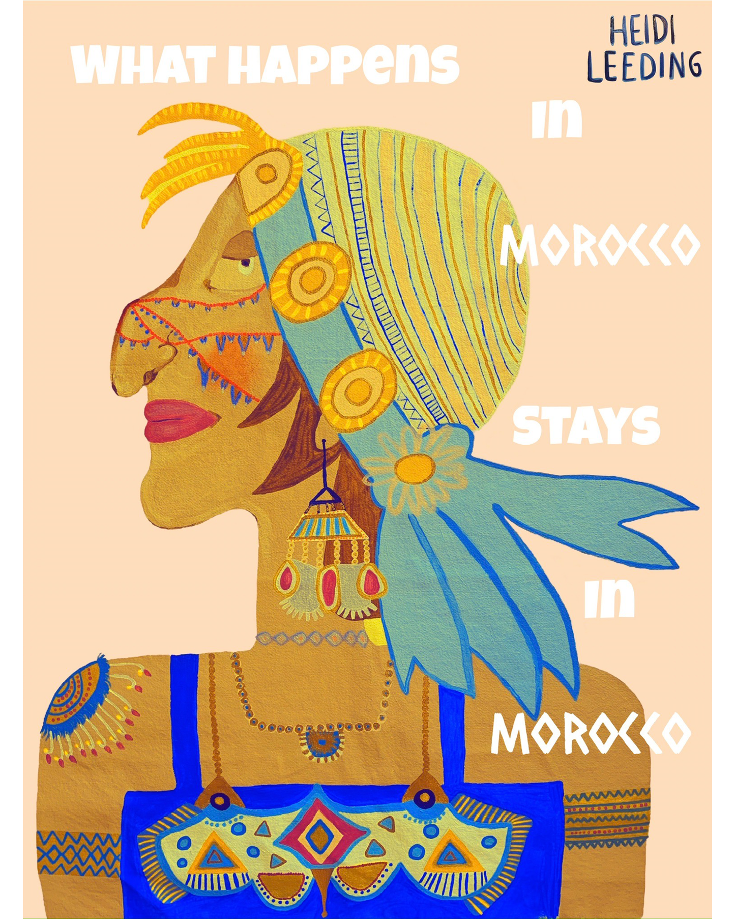 PRINT light pink “Morocco”