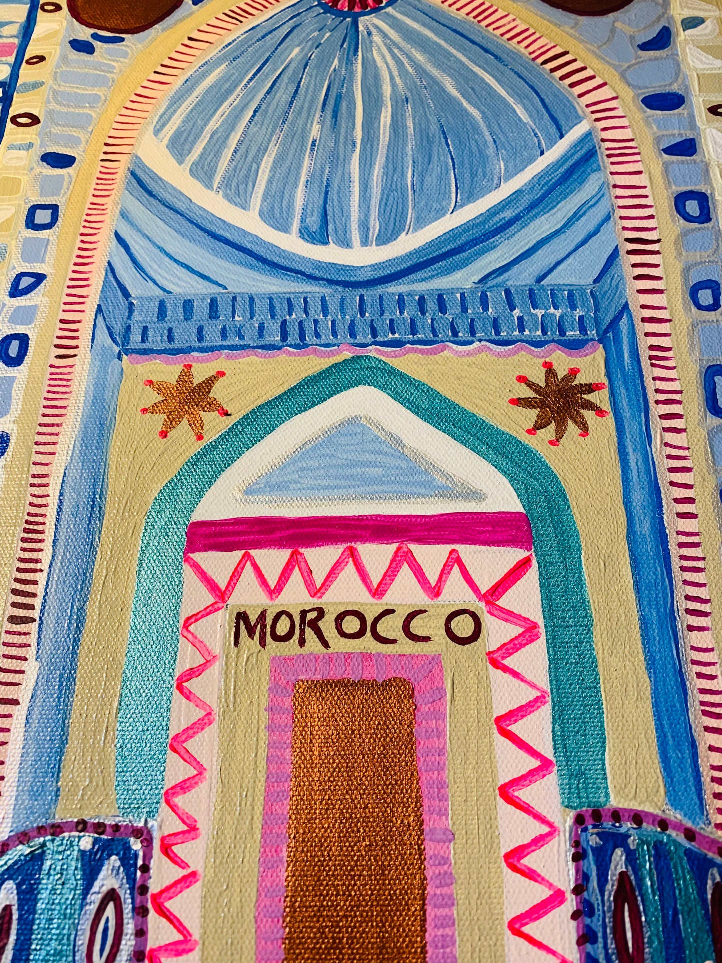 Large Art “DOOR TO MOROCCO”(SOLD)