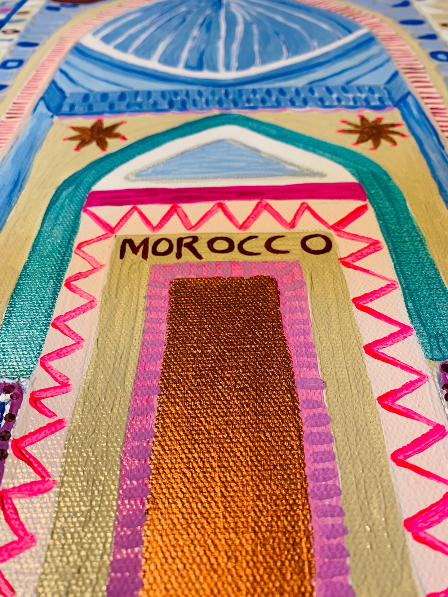 Large Art “DOOR TO MOROCCO”(SOLD)