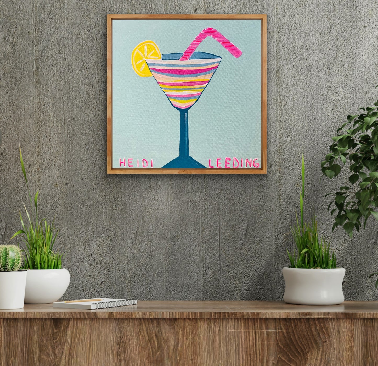 Mini Art “just sippin on a cocktail “