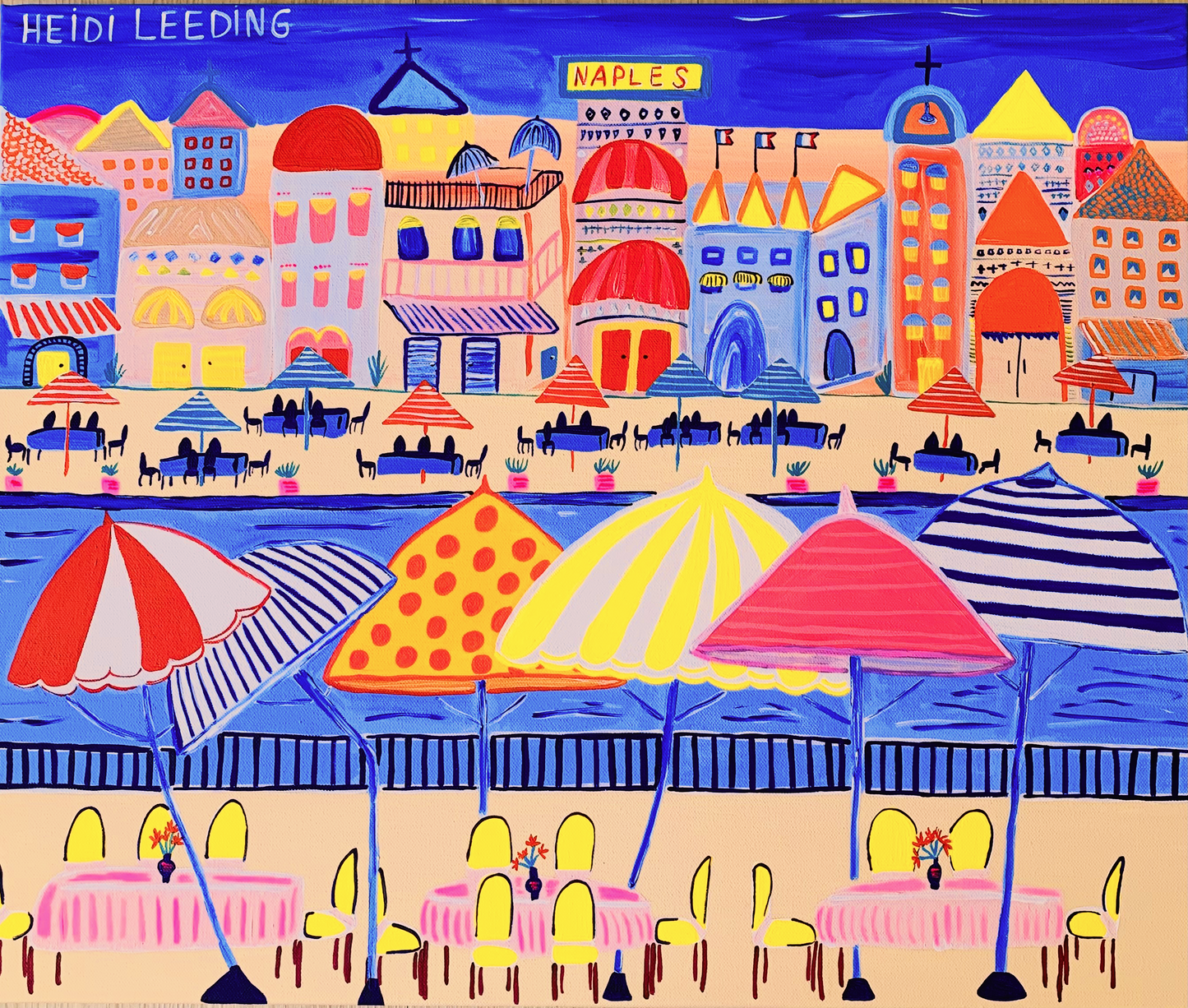 Large Art “NAPLES ITALY”