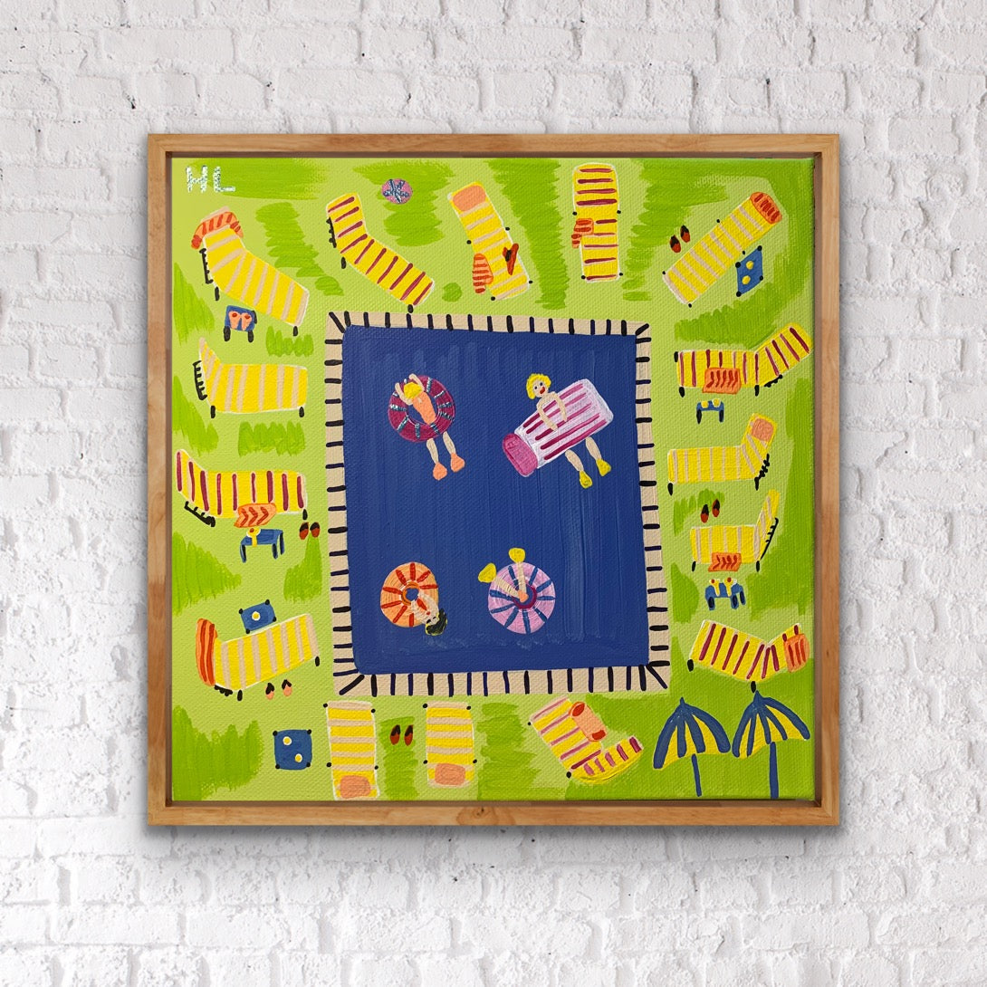 Mini Art “Sunbathing in Palm Springs”