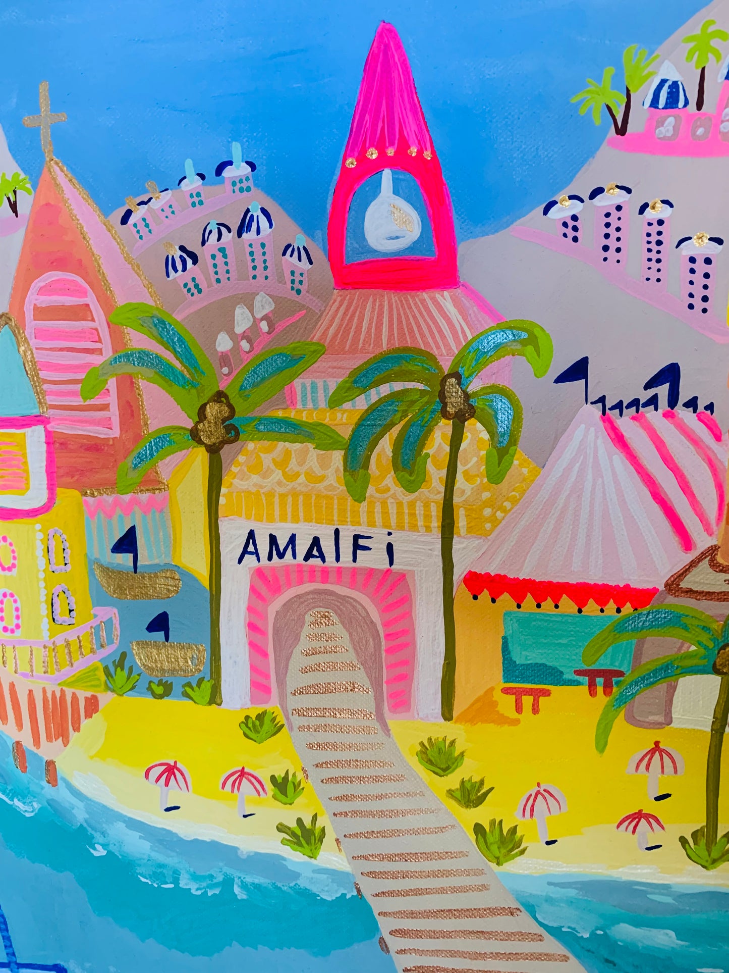 Large Art “AMALFI COAST” (SOLD)