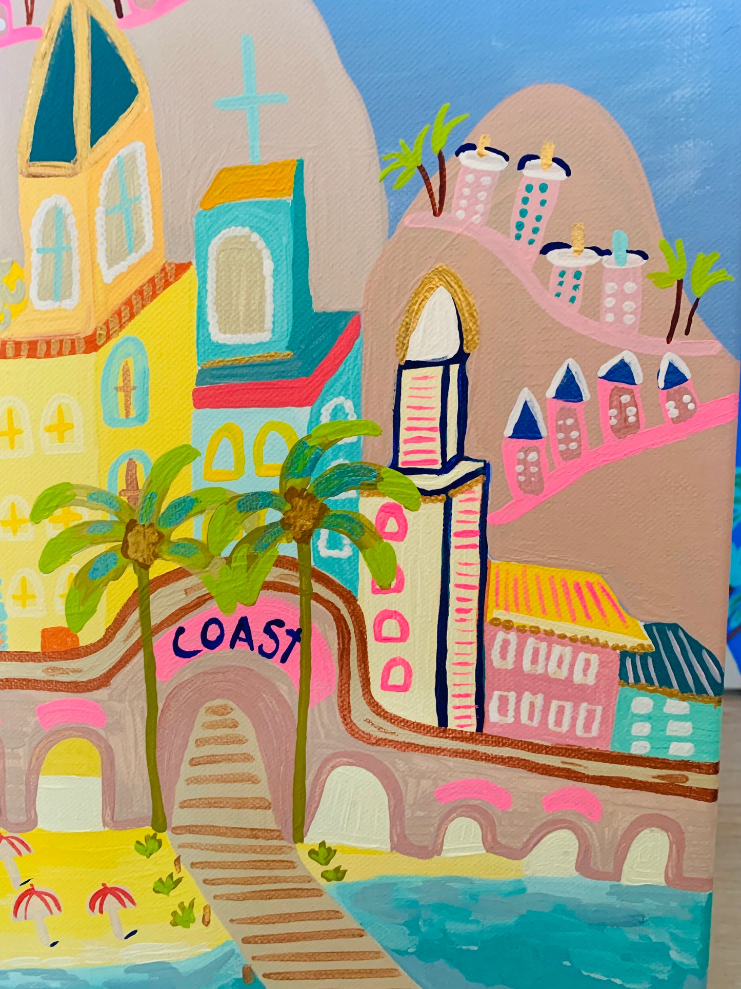 Large Art “AMALFI COAST” (SOLD)