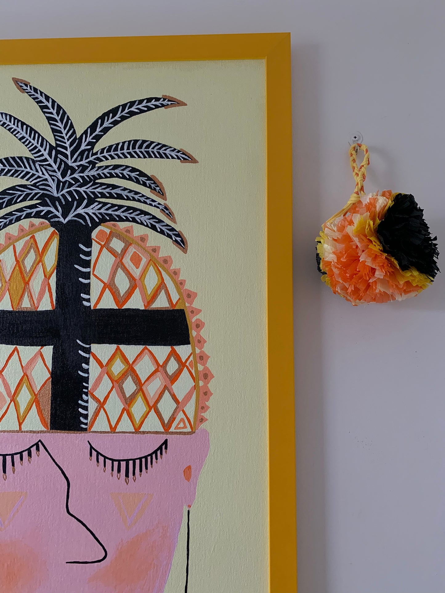 Large Art “THE FOXY PINEAPPLE “