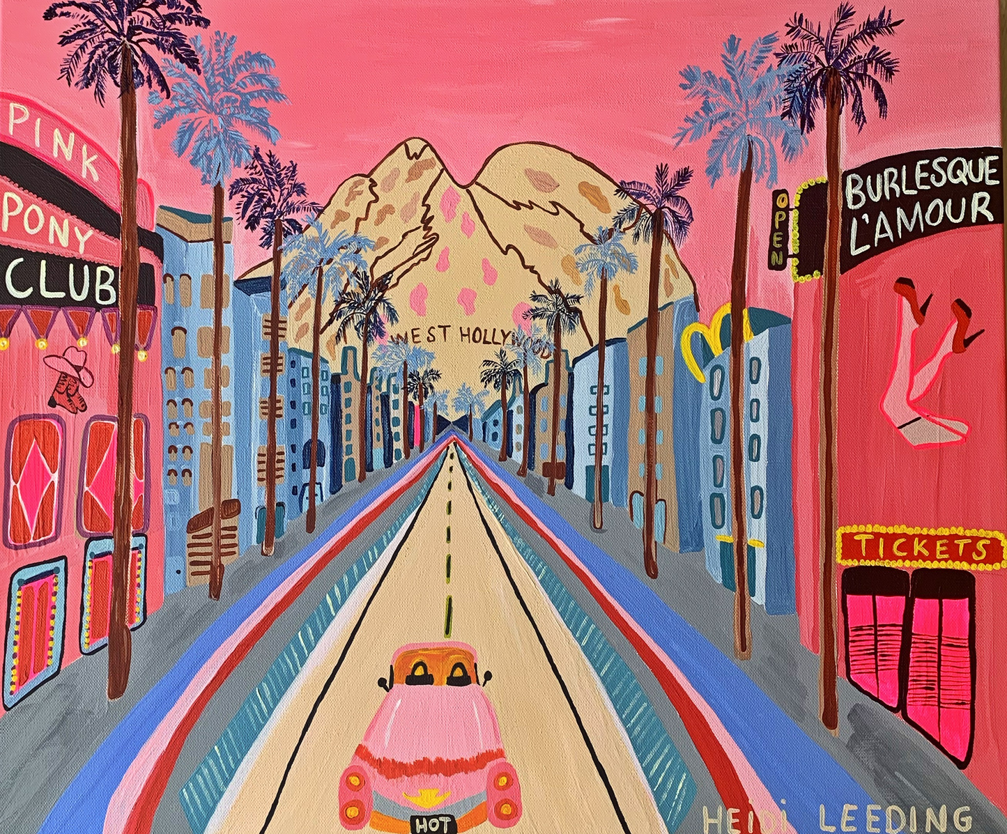 Large Art “ West Hollywood” (SOLD)